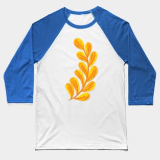 Orange Flower Baseball T-Shirt